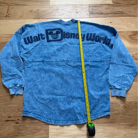 Disney Parks Walt Disney World Spirit Jersey Long Sleeve Mineral Wash Size M - Picture 5 of 6